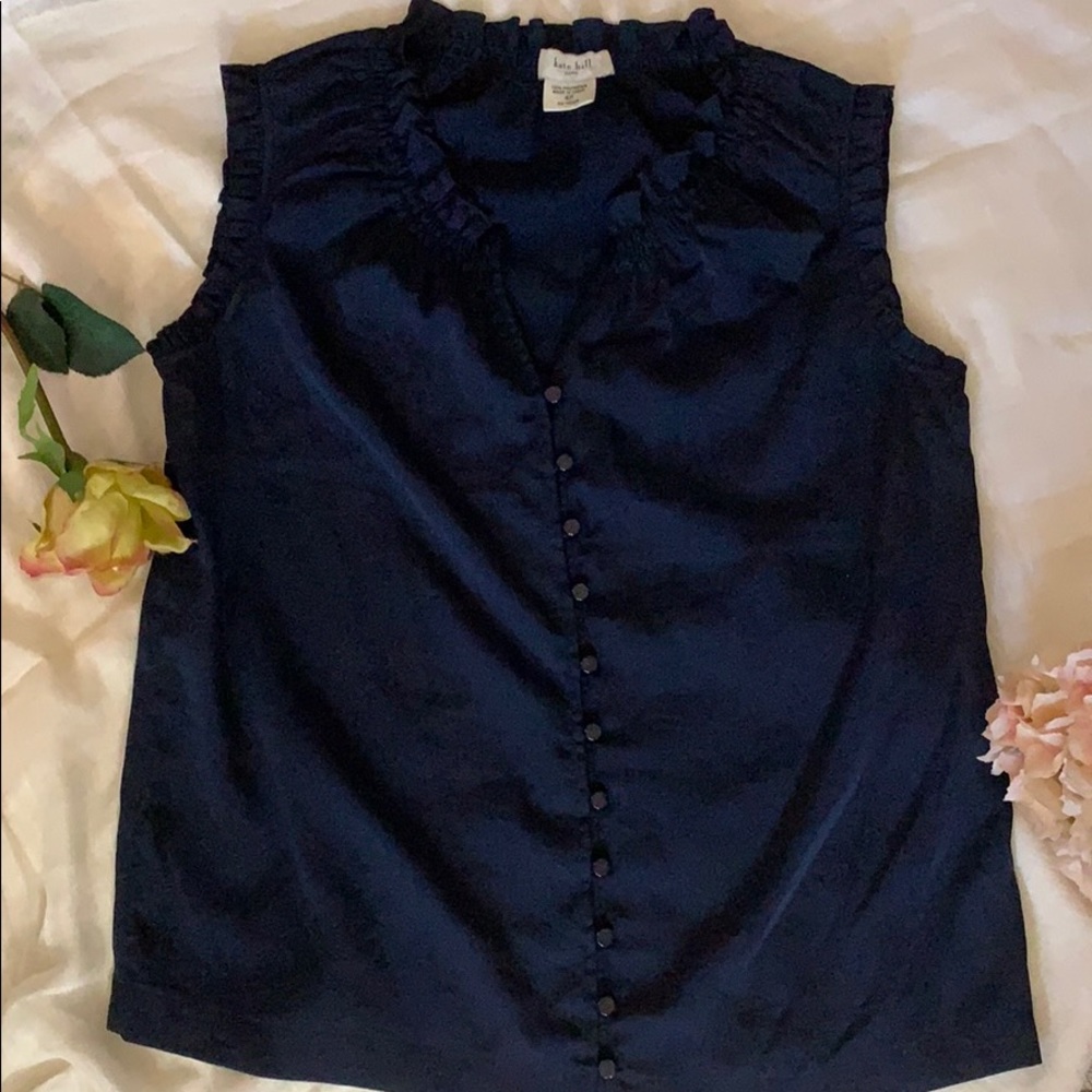 Kate Hill Blue Tank